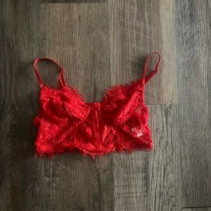 Red Bralette Top